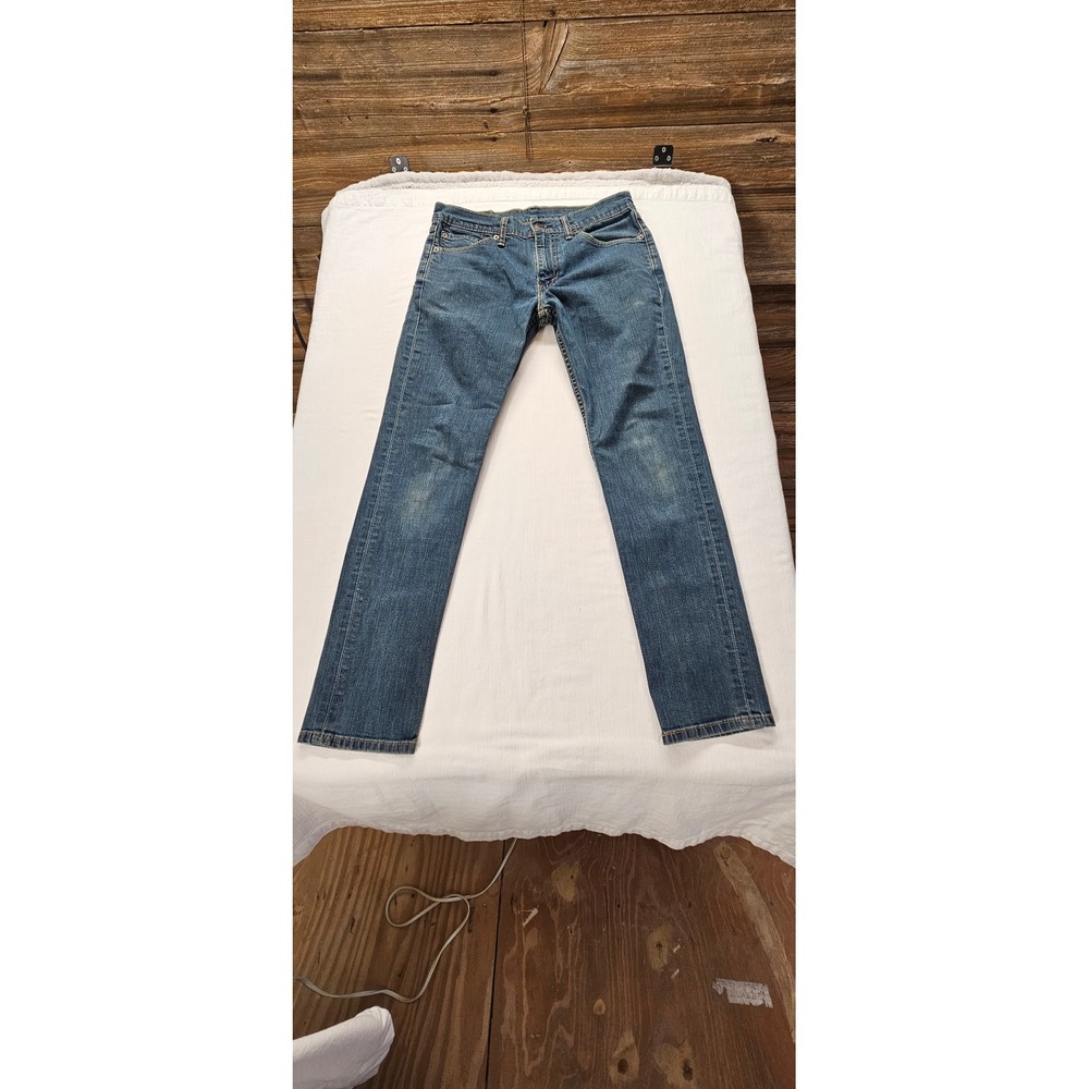 Levis 511 Slim Fit Blue Denim Jeans 32x32 Medium‎ Wash Mens Womens 511-4406